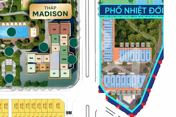 TP4.SP1-12 PHỐ NHIỆT ĐỚI - Shop Boutique đối diện sảnh chung cư