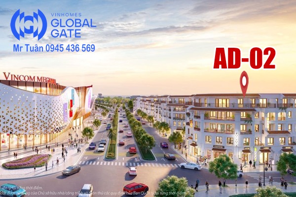 AD-02 ÁP GÓC, VINCOM MEGA MALL GLOBAL GATE