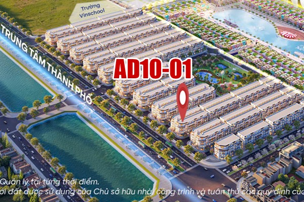 ÁNH DƯƠNG 10-01 | SHOPHOUSE GÓC ĐƯỜNG TRỤC CẦU TỨ LIÊN