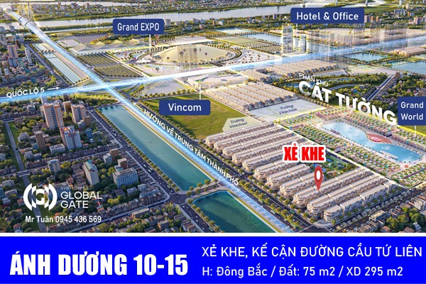ÁNH DƯƠNG 10-15 | LIỀN KỀ XẺ KHE (SONG LẬP MINI) VINHOMES GLOBAL GATE