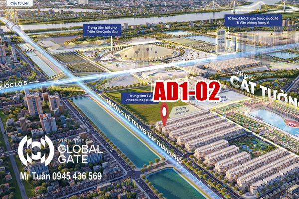 ÁNH DƯƠNG 1-02 | LIỀN KỀ GÓC TRỤC ĐƯỜNG CẦU TỨ LIÊN (ĐƯỜNG TP 60m)