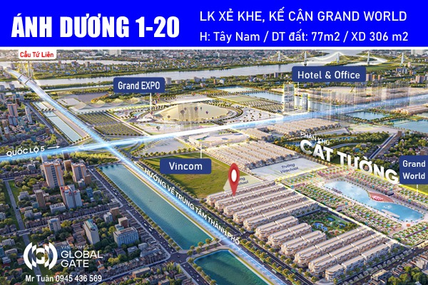 ÁNH DƯƠNG 1-20 | NHÀ PHỐ XẺ KHE, VINHOMES GLOBAL GATE