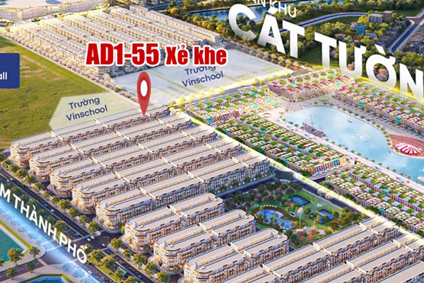ÁNH DƯƠNG 1-55 | NHÀ PHỐ XẺ KHE 96 m2