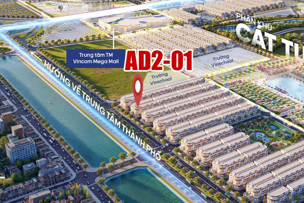 ÁNH DƯƠNG 2-01 | NHÀ PHỐ CĂN GÓC, TRỤC ĐƯỜNG 60m