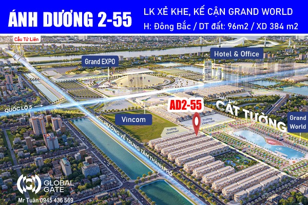 ÁNH DƯƠNG 2-55 | NHÀ PHỐ XẺ KHE, KẾ CẬN GRAND WORLD