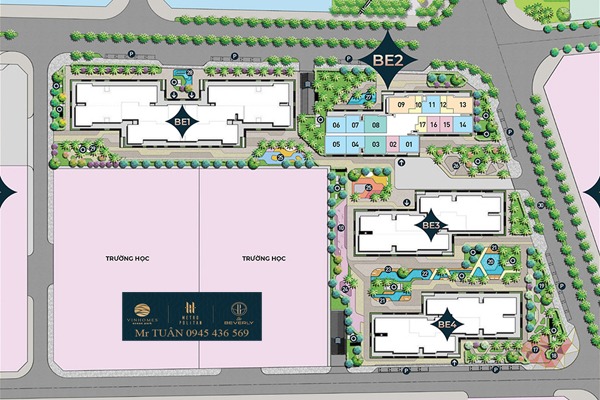 BE1-01S22 | LAYOUT SHOP TÒA BEVERLY 1 - VINHOMES OCEAN PARK