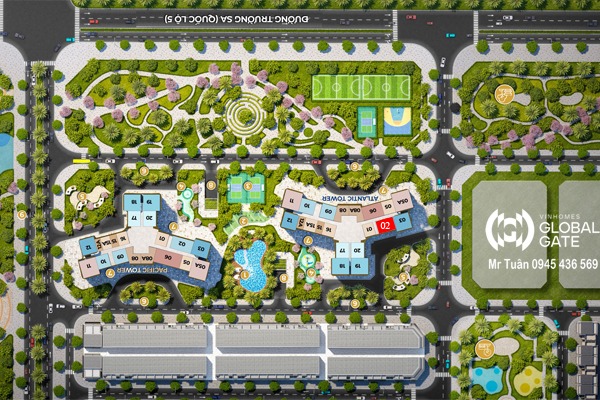 CĂN 02 TÒA Y4 - ATLANTIC (BAN CÔNG RỘNG, 2 NGỦ / 65,6 m2)