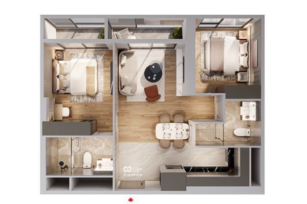 CĂN 09 TÒA Y4 - ATLANTIC The Continental Imperia Signature Cổ Loa