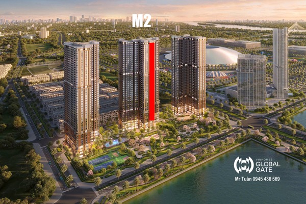 CĂN GÓC 03 TÒA M2 (72m2 / 2 NGỦ / BC: TÂY BẮC - TÂY NAM, VIEW HỒ, CÔNG VIÊN)