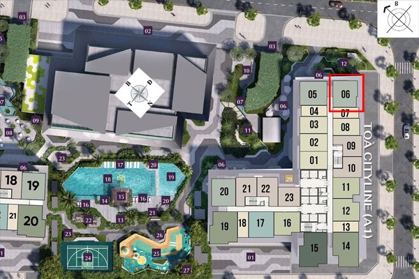 CĂN GÓC 06 TÒA CITYLINE (1 NGỦ + 1 ĐA NĂNG) LUMIÈRE Prime Hills CỔ LOA