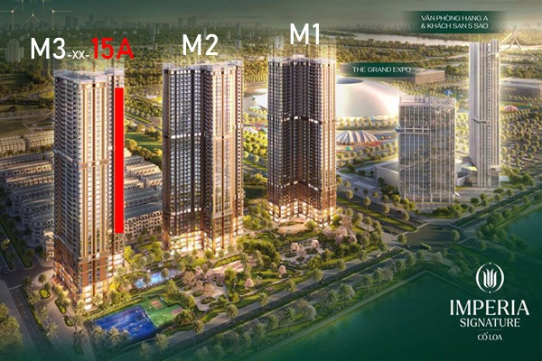 CĂN GÓC 15A TÒA M3 (72,4m2 / 2 NGỦ / BC: TÂY BẮC - TÂY NAM, VIEW HỒ, CÔNG VIÊN)