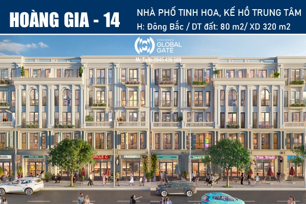 HG-14 NHÀ PHỐ ĐƯỜNG HOÀNG GIA , THÔNG RA HỒ TRUNG TÂM