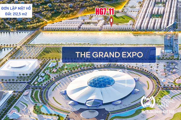 HG7-11 ĐƠN LẬP MẶT HỒ, HOÀNG GIA 7 VINHOMES GLOBAL GATE