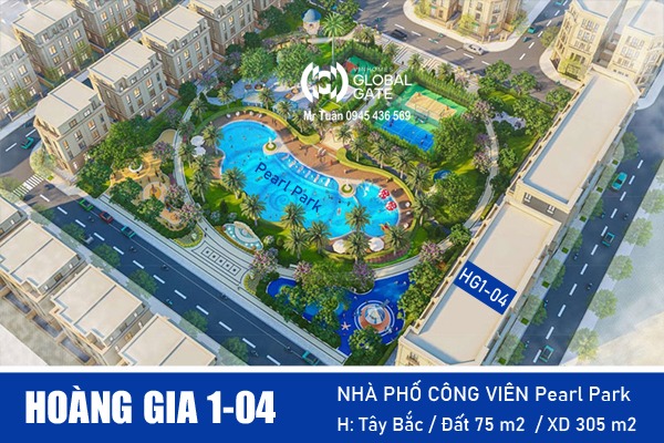 HOÀNG GIA 1-04 | NHÀ PHỐ 75m2, KẾ CẬN HỒ, VIEW CÔNG VIÊN