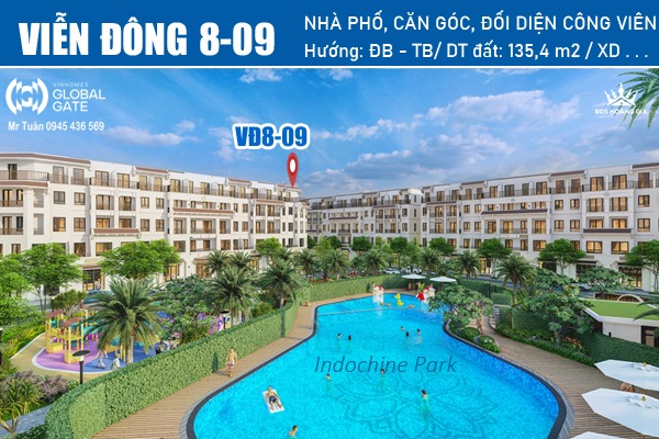 LIỀN KỀ GÓC, VIEW VƯỜN HOA | VIỄN ĐÔNG 8-09
