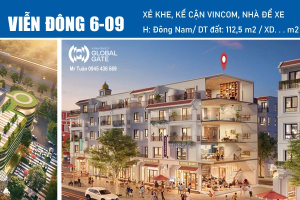 LIỀN KỀ XẺ KHE (112,5 m2) VIỄN ĐÔNG 6-09
