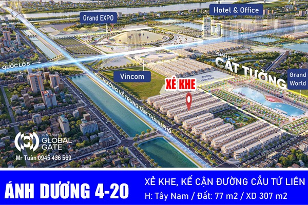 LIỀN KỀ XẺ KHE 77m2 | ÁNH DƯƠNG 4-20