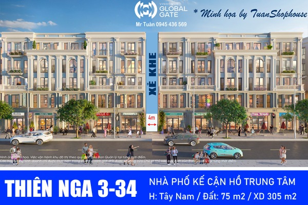 LIỀN KỀ XẺ KHE, BLOCK GẦN HỒ | THIÊN NGA 3-34
