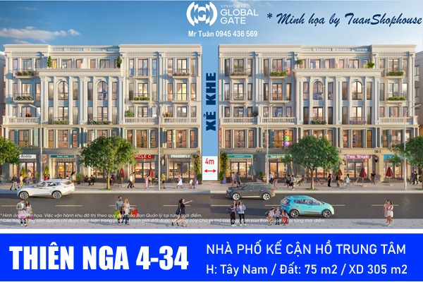 LIỀN KỀ XẺ KHE, BLOCK GẦN HỒ | THIÊN NGA 4-34