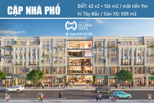 NGÔI SAO 8 | CẶP NHÀ PHỐ 126m2 / MT 9m VIEW CÔNG VIÊN