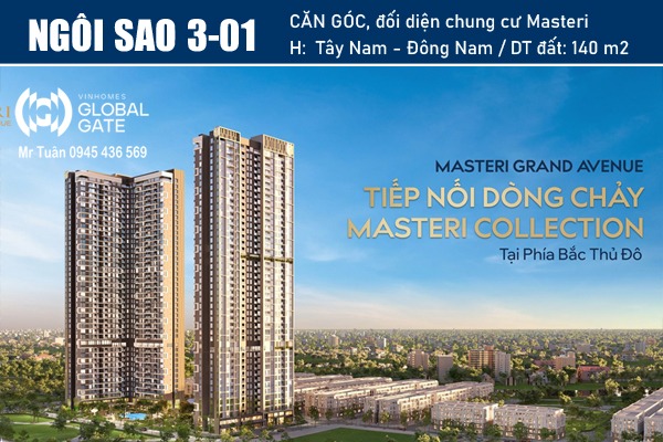 NHÀ PHỐ NGÔI SAO 3-01 | CĂN GÓC, ĐỐI DIỆN CHUNG CƯ