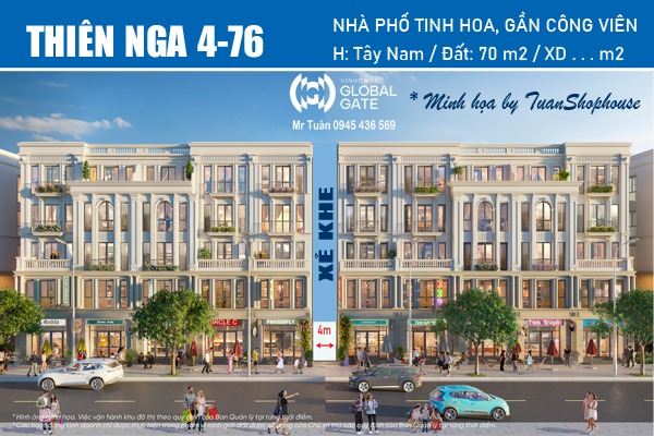 NHÀ PHỐ XẺ KHE 70m2 / MT 5m | THIÊN NGA 4-76