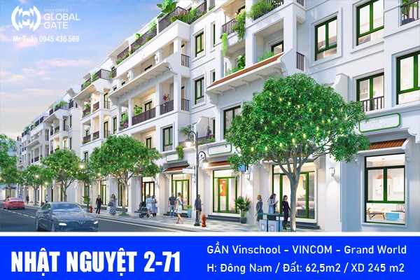 NHẬT NGUYỆT 2-71 | LIỀN KỀ GẦN VINCOM - GRAND WORLD / VỀ Ở SỚM CK 12%