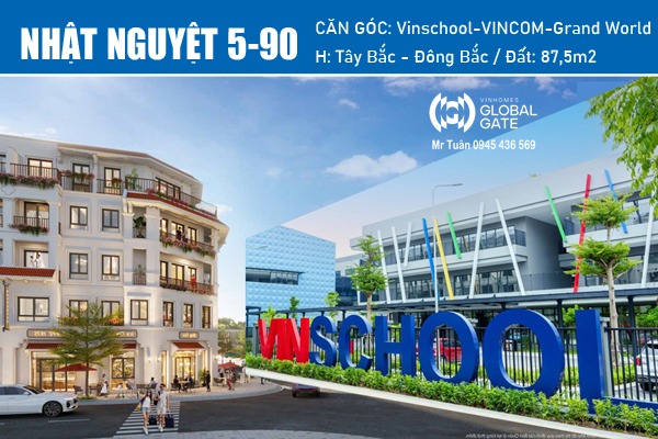 NHẬT NGUYỆT 5-90 | NHÀ PHỐ, CĂN GÓC, KẾ CẬN VINCOM & GRAND WORLD