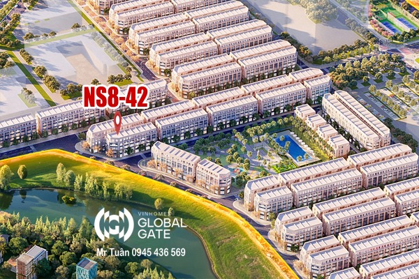 NS8-42 LIỀN KỀ GÓC (173,6 m2) NGÔI SAO 8, PHÂN KHU THỊNH VƯỢNG