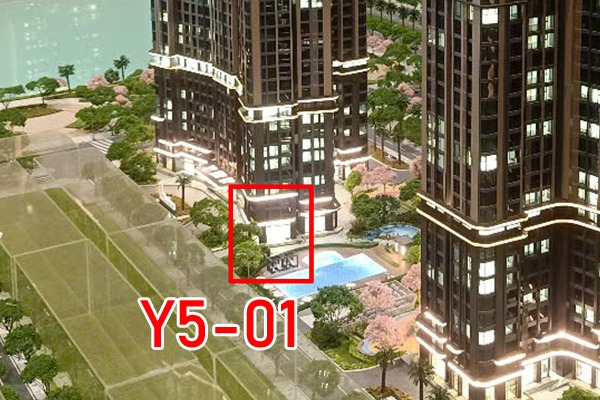 SHOP CHÂN ĐẾ 01 TÒA Y5 MIK Cổ Loa (GÓC, SẢNH 46,6m2)