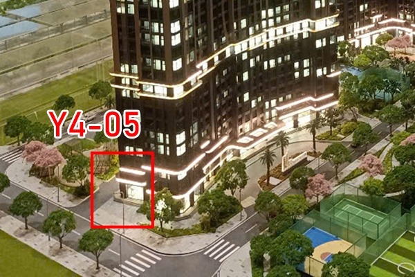 SHOP CHÂN ĐẾ 05 TÒA Y4 MIK Cổ Loa (GÓC 34,2 m2)