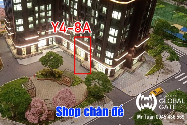 SHOP CHÂN ĐẾ 08A TÒA Y4 MIK Cổ Loa (45 m2)