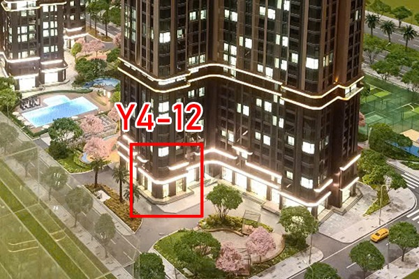 SHOP CHÂN ĐẾ 12 TÒA Y4 MIK Cổ Loa (GÓC 36,8m2)