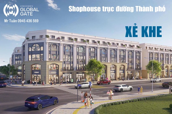 SHOPHOUSE XẺ KHE TP4.1-22 TRỤC ĐƯỜNG THÀNH PHỐ TP4.1