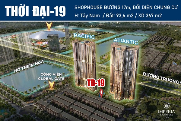 TĐ-19 SHOPHOUSE ĐƯỜNG THỜI ĐẠI (ĐỐI DIỆN HẦM CHUNG CƯ)