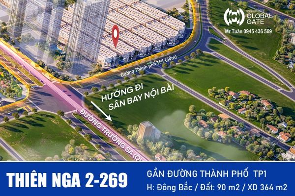 THIÊN NGA 2-269 | NHÀ PHỐ 90m2 PHÂN KHU TINH HOA