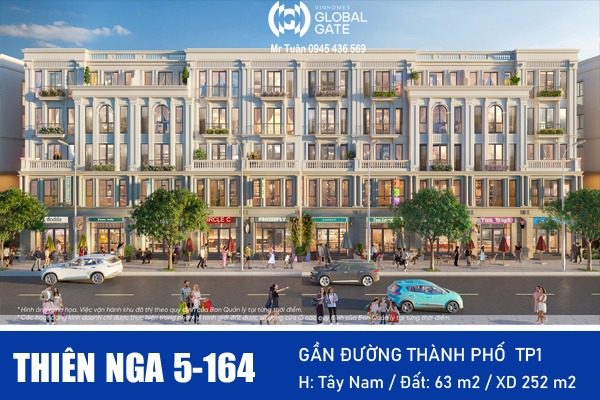 THIÊN NGA 5-164 NHÀ PHỐ KẾ CẬN TRỤC ĐƯỜNG THÀNH PHỐ TP1 (40m)