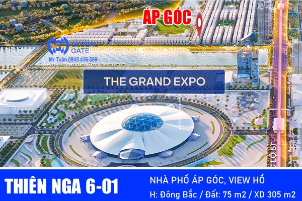 THIÊN NGA 6-01 | NHÀ PHỐ ÁP GÓC, VIEW HỒ 32 ha