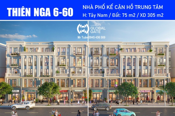 THIÊN NGA 6-60 | NHÀ PHỐ GẦN HỒ, KẾ CẬN CÔNG VIÊN