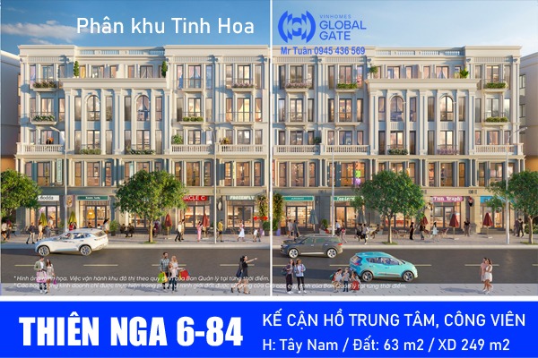THIÊN NGA 6-84 | NHÀ PHỐ KẾ CẬN CÔNG VIÊN, HỒ TRUNG TÂM