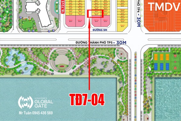 THỜI ĐẠI 7-04 (102m2) NHÀ PHỐ ÁP GÓC ĐƠN LẬP, KẾ CẬN HỒ TRUNG TÂM