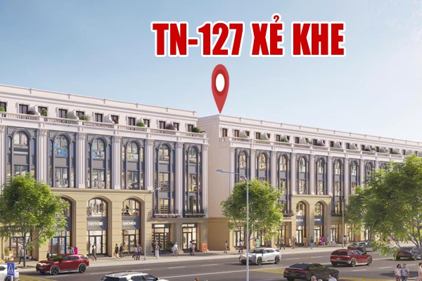 TN-127 NHÀ PHỐ XẺ KHE, TRỤC ĐƯỜNG THIÊN NGA (ĐỐI DIỆN Shop TMDV)