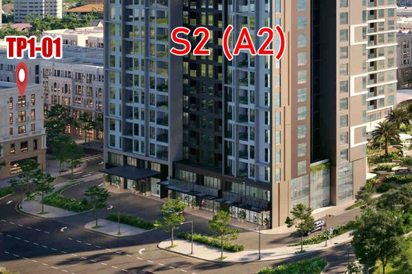 TP1-01 SHOPHOUSE GÓC, 3 MẶT ĐƯỜNG (TRỤC ĐƯỜNG THÀNH PHỐ - TP1)