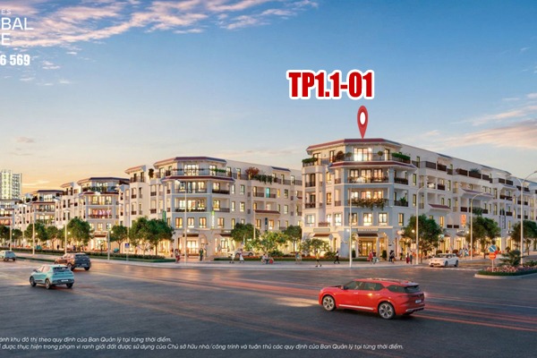TP1.1-01 SHOPHOUSE GÓC, 2 MẶT ĐƯỜNG (ĐỐI DIỆN TRƯỜNG QUAY)