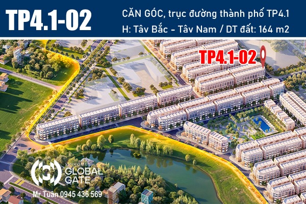 TP4.1-02 SHOPHOUSE GÓC TRỤC ĐƯỜNG THÀNH PHỐ TP4.1