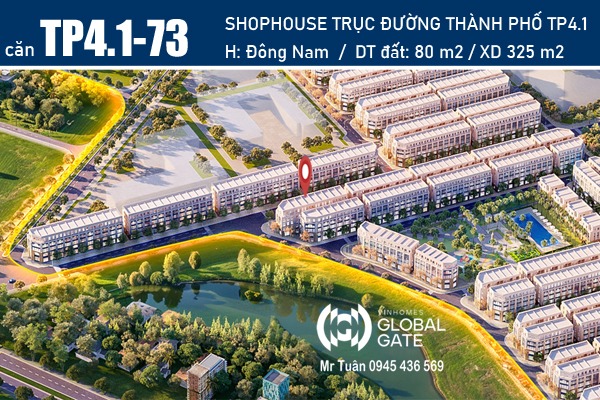 TP4.1-73 SHOPHOUSE TRỤC ĐƯỜNG THÀNH PHỐ TP4.1