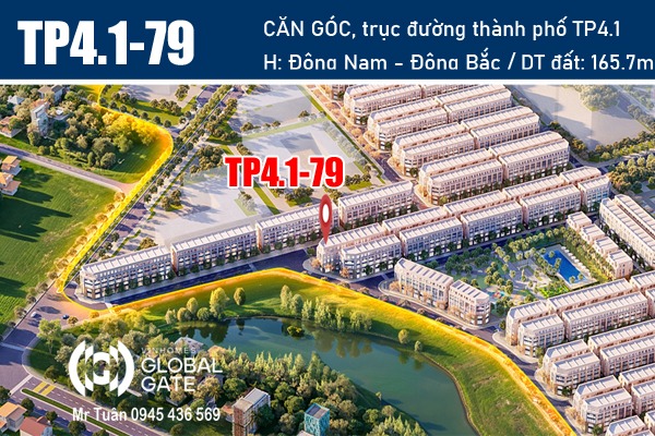 TP4.1-79 SHOPHOUSE GÓC | ĐƯỜNG THÀNH PHỐ TP4.1