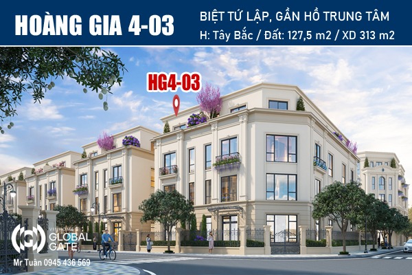 TỨ LẬP HOÀNG GIA 4-03 | VINHOMES GLOBAL GATE