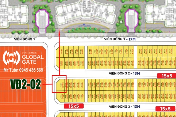 VIỄN ĐÔNG 2-02 LIỀN KỀ GÓC (148 m2 RỘNG GẤP ĐÔI CĂN BÊN CẠNH)