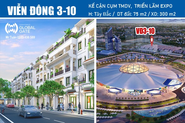 VIỄN ĐÔNG 3-10 | KẾ CẬN CỤM TMDV VÀ TRIỂN LÃM GRAND EXPO